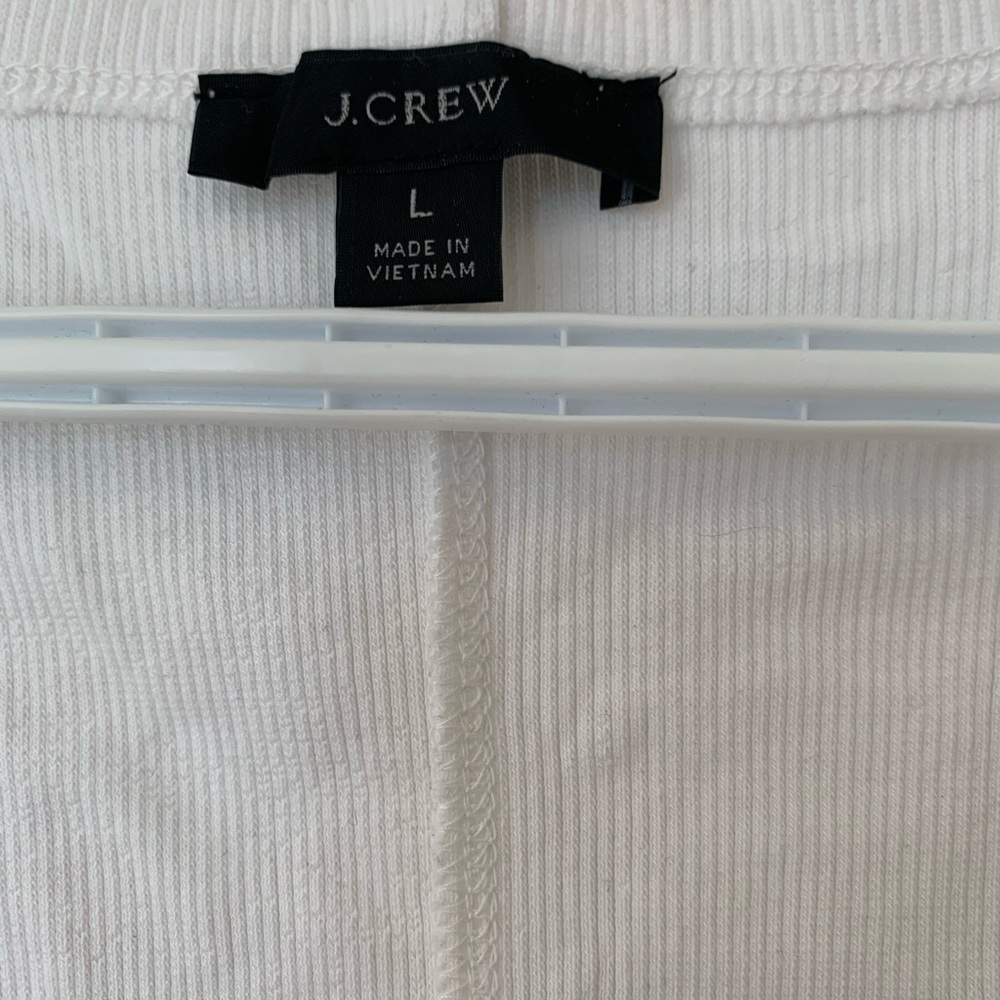 J. Crew white cropped cardigan